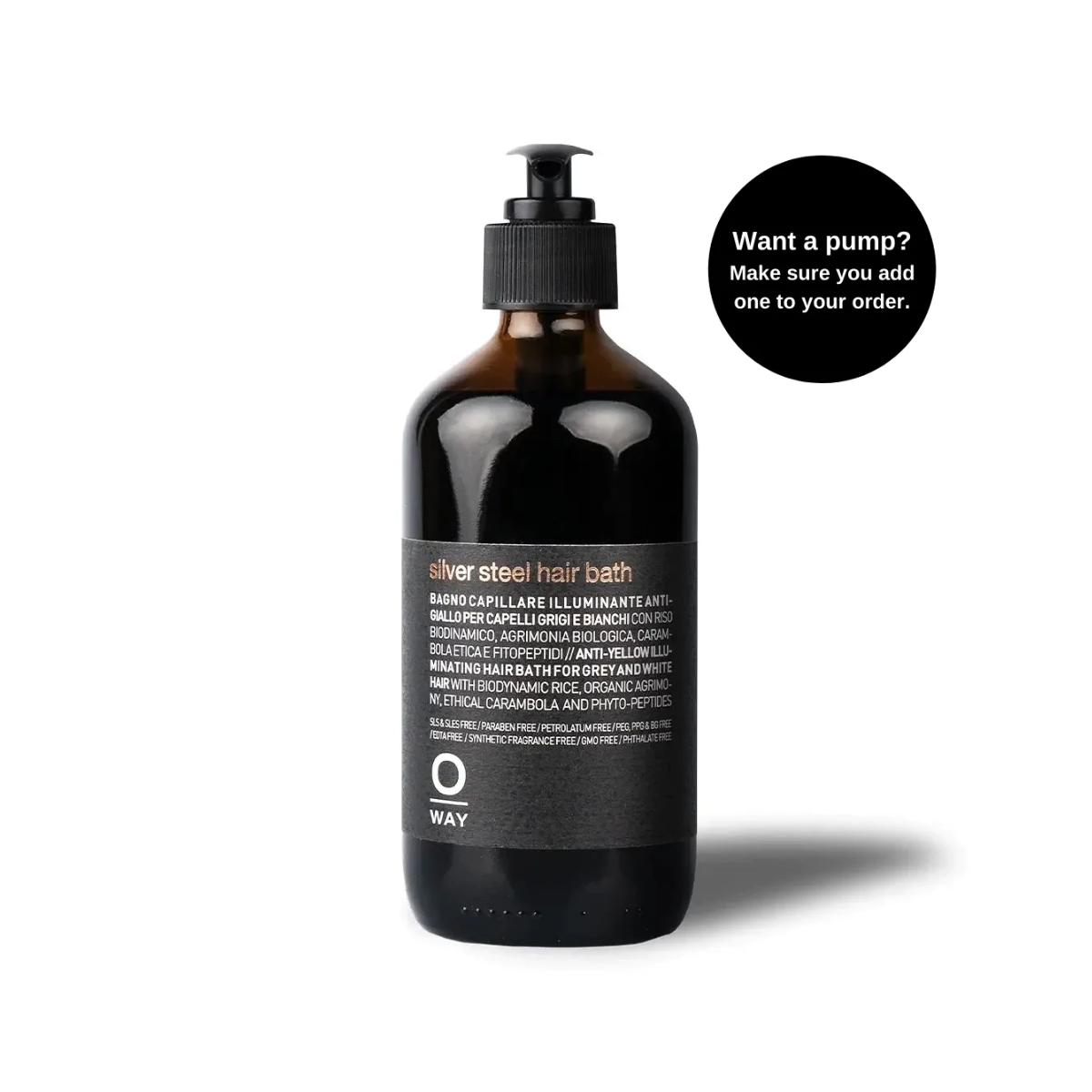 Silver Steel Bath 240ml